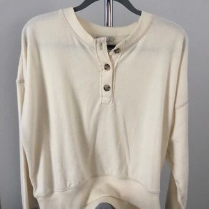 American Eagle Button Sweatshirt